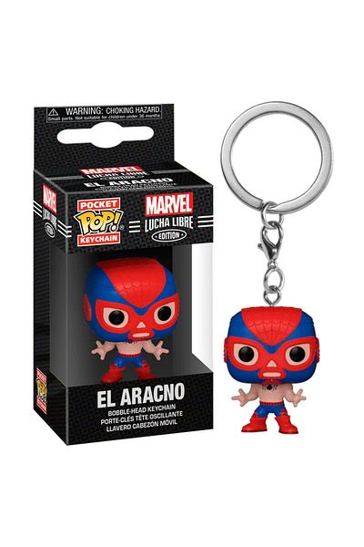 Funko Pop Keychain Figure – Marvel Luchadores Spiderman El Aracno