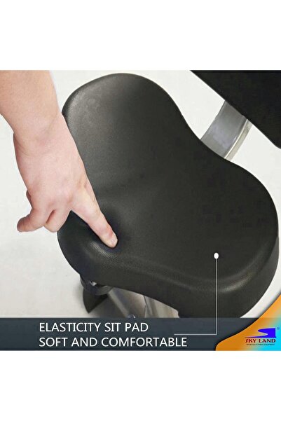 SKY LAND Recumbent Exercise Bike EM-1536, 8-Level Magnetic Resistance, App & LCD Display