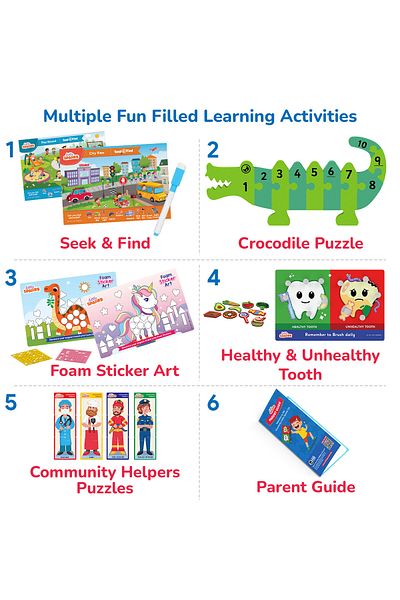 Smartivity Montessori Based Play & Learn Kit for 3,4,5 Years Old Boys & Girls