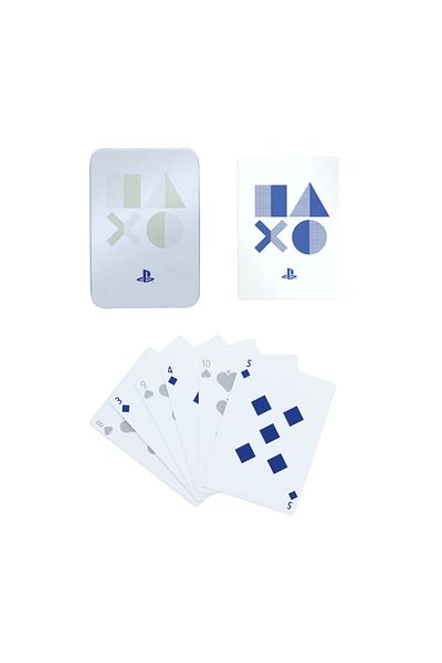 Paladone PlayStation Playing Cards PS5, Metal Case