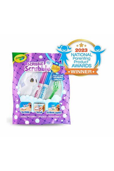Crayola Scribble Scrubbie Adorable Little Pet Multicolor