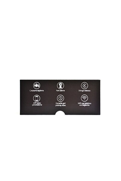vr pro 1 Kameralı Araç İçi Yol Kayıt Kamerası 3K Görüntü Kalitesi ( Telefon uygulamalı + WİFİ )