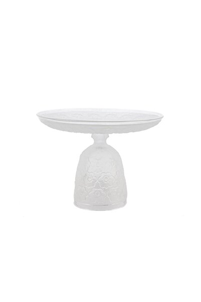 Mikasa Moor MİKASA MOOR Çiçekli Buzlu Camlı Ayaklı Kurabiyelik 20x14cm