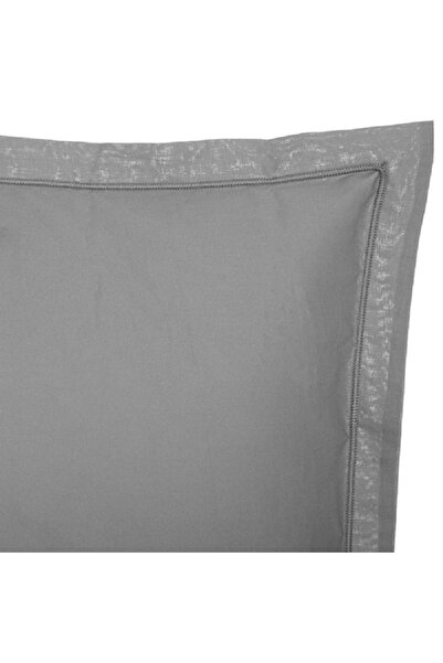 Atmosphera Premium Quality Rectangular Pillow Case Grey 50 x 70cm