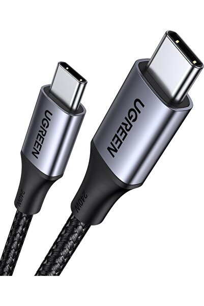 Genericc كابل شحن UGREEN بقوة 240 واط، منفذ USB-C، طول 2 متر، يدعم تقنية الشح...