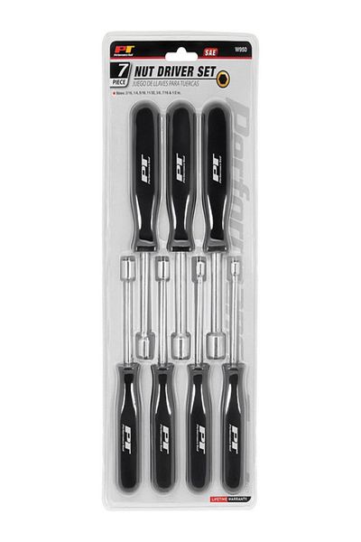 Performance Tool 7-Piece Heavy Duty SAE Nut Driver Set