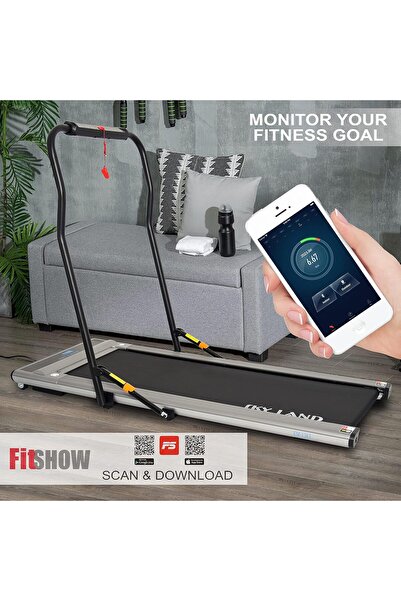 SKY LAND 2-in-1 Foldable Treadmill Walking Pad EM-1263 | Ultra-Slim Walking Pad, 2.25HP Motor, LED Display