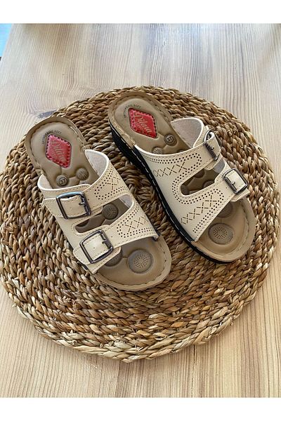 Eylül Spor Women's Comfortable Summer Casual Casual Buckle Comfortable Sole Daily Slippers