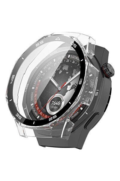 MMP SHOP Huawei Watch Gt5 Pro 46mm Uyumlu Sert Pc Kasa Ve Ekran Koruyucu Kılıf