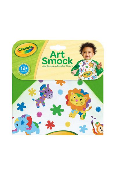 Crayola Long Sleeves Adjustable Closure Art Smock Multicolor