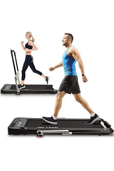 Skyland Sky Land 2-in-1 Foldable Treadmill | Ultra Quiet Walking Pad Under Desk 2.5 HP with Remote Control L