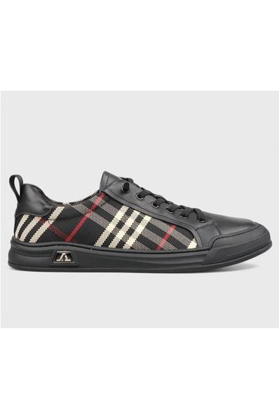 Guja 25Y510-7 40/44 Men's Plaid Patterned Sneaker Shoes