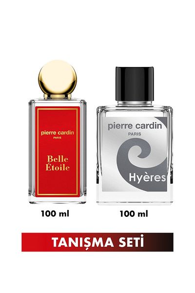Pierre Cardin Belle Etoile & Hyeres EDT 100 ml Kadın Erkek Parfüm Seti STCC021285 -  8682367198815