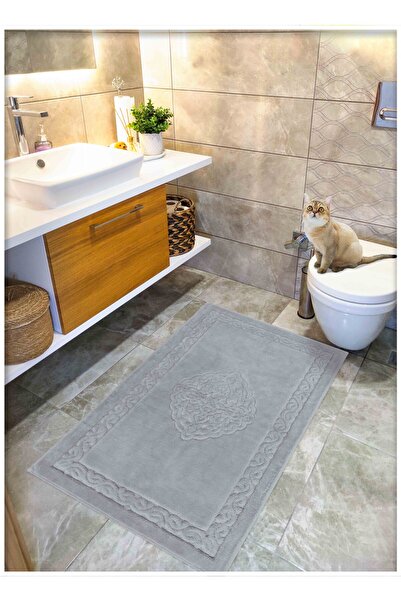 Cotton Crafty Geleneksel Pamuklu Dokuma Su Emici Banyo Paspası, Banyo Halısı ...