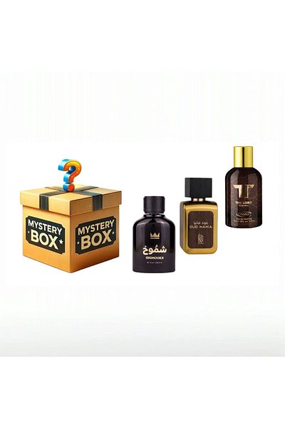 Gulf Orchid Mystery Box Surprise – 3 Arabic Perfumes for Men