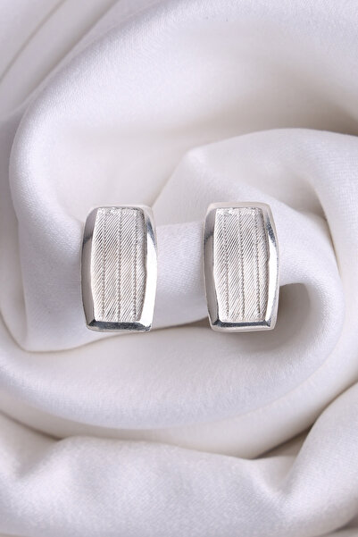 Black Sea Port Trabzon Hasırı Gümüş Tokalı Küpe