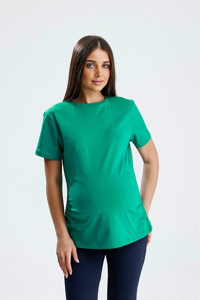 KATLİN MATERNİTY WEAR Maternity T-Shirt, Crew Neck Lycra Cotton Fabric
