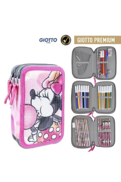 Disney Penar echipat – Minnie Mouse cu paiete premium, roz