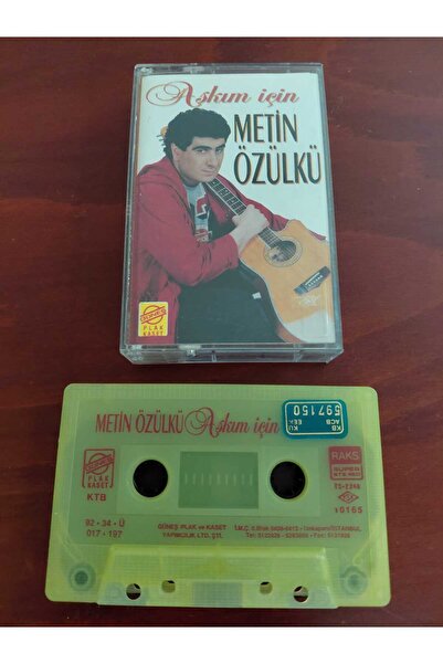 Plakperest Metin Özülkü ‎ – for My Love - 1992 Türkiye Edition Cassette Album...
