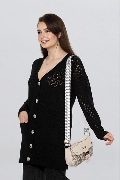 Fox Life Kids Women's Openwork Pocket Long Cardigan Flt1016