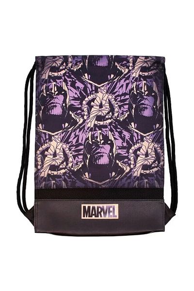Marvel Drawstring Sports Bag – Marvel Avengers Thanos, Multicolor, 48 cm