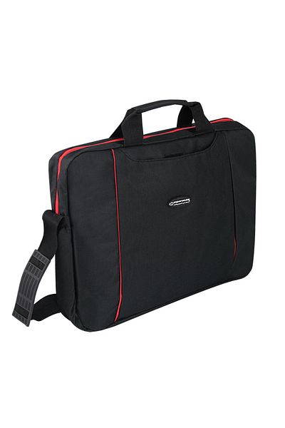 ESPERANZA Salerno Laptop Bag, 15.6", Polyester, Adjustable Strap, Black