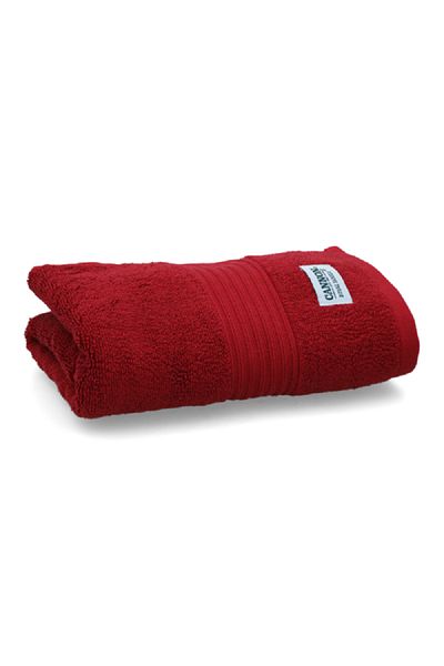 Cannon Highly Absorbent and Quick Drying Cotton Face Towel Burgundy 50 x 100cm