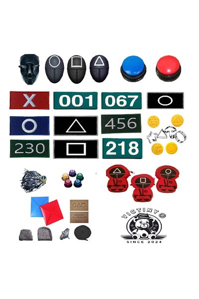 victiny Set 28 accesorii jocuri interactive Squid Game VICTINY ®