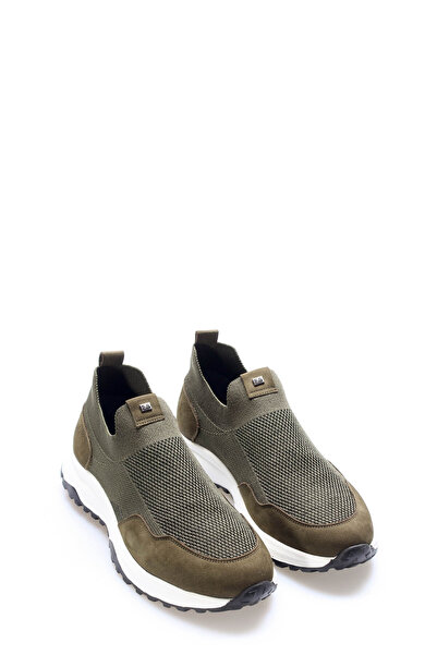 TUGERDİ Tugerdi Khaki Inside and Outside Genuine Leather White Eva Sole Quali...