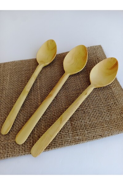 AYSAN Boxwood Handmade 3-Piece Tablespoon 20cm
