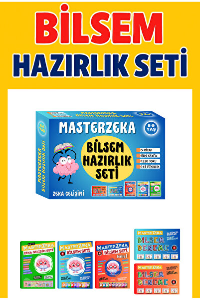 MasterZeka Bilsem Hazırlık Ultra Set (İLKOKUL 1,2,3. SINIF MASTER ZEKA KİTAPL...