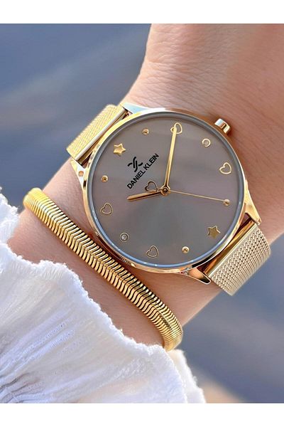 Daniel Klein Straw Cord 2 Years Warranty 3 Atm Water Resistant Women Wrist Watch Bdk.1.12789.7