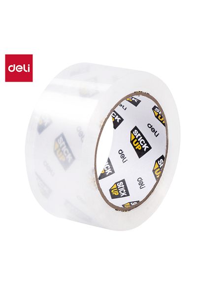 Deli EA699 Packing Tape 48mm×100Y×45μm – ideal for sealing, shipping & carton packaging