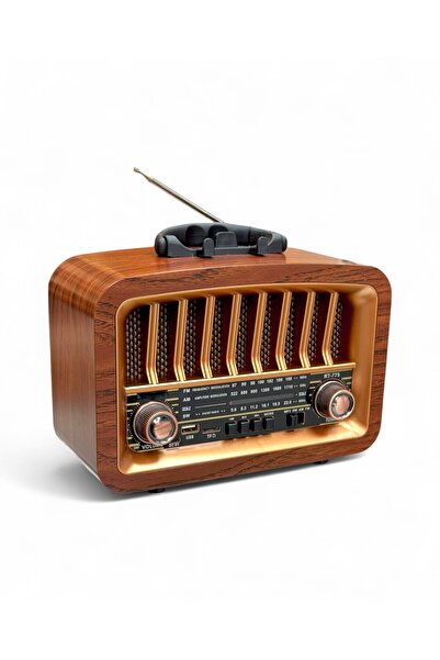 ROYALTREND Eskitme Görünüm Nostalji Radyo, Bluetooth Özellikli Nostaljik Radyo