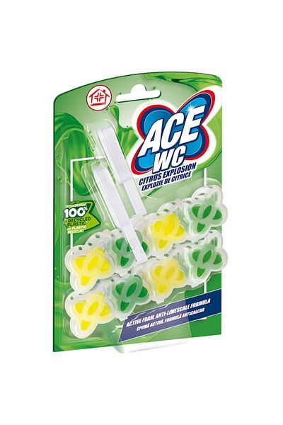 ACE Lemon toilet air freshener, 2x48 g