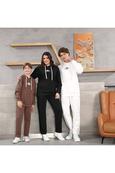 ALANAQA Unisex Oversized Winter Hoodie Set
