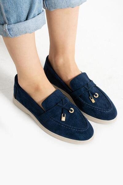 Bayramoğlu Daily Wear Γυναικεία Loafer Suede Παπούτσια