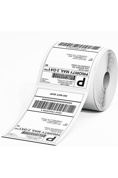 Phomemo Thermal Label Paper 4x6 Shipping Labels, Roll Label Paper for Shipping Labels, Address, Mail