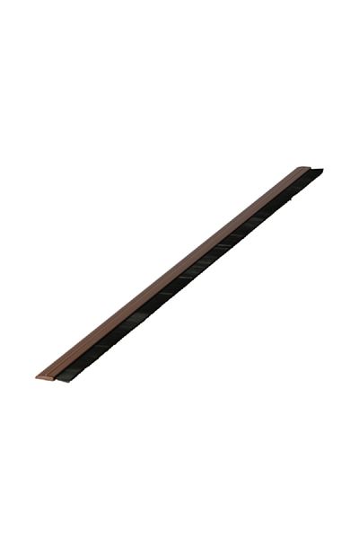 Mazaya Aluminium Brush Door Bottom Brown