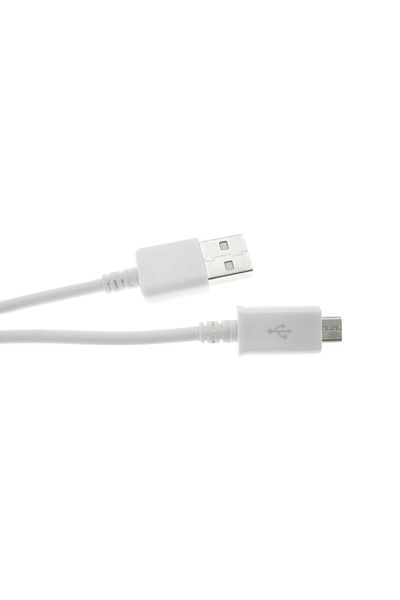 OEM USB 2.0 to microUSB cable, PVC sheath, 85cm, white