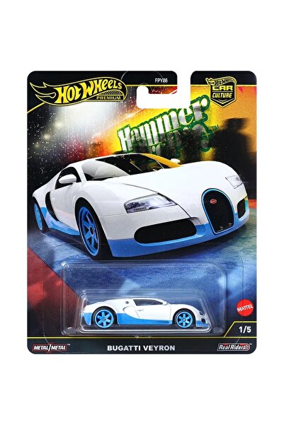 HOT WHEELS Premium Car Culture - Bugatti Veyron - Mavi (1/64)