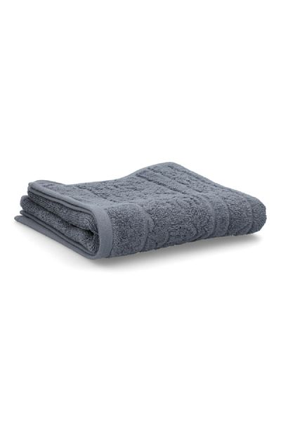 Cannon Jacquard Texture Soft Highly Absorbent and Quick Drying Bath Towel Dark Grey 70 x 140cm