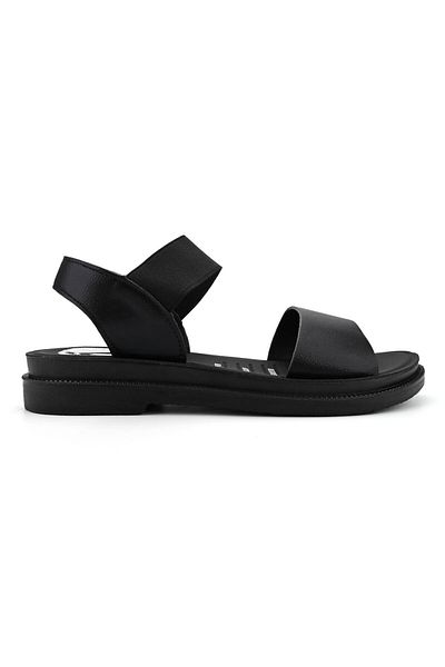 Tmall Sandale de Dama,Cu Talpa Joasa,Din Piele ecologica,SA90,Negru