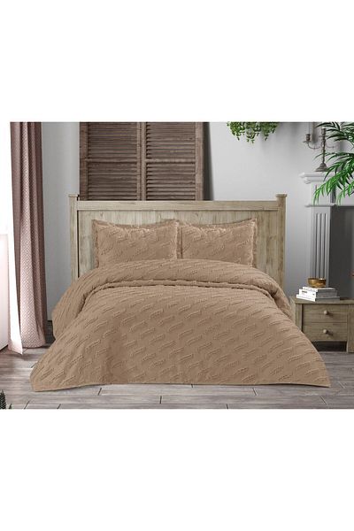 TAVOLO Esma 3 Piece Double Luxury Pink Set