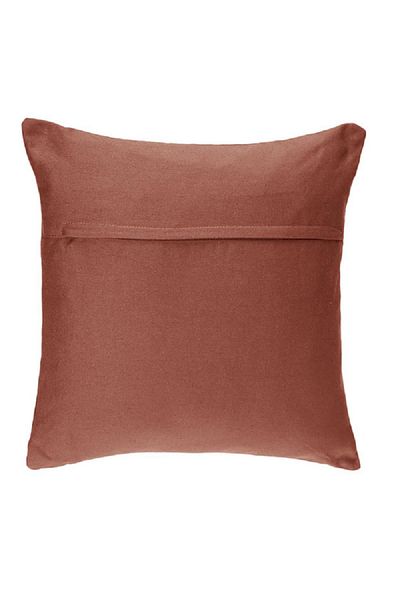 Atmosphera Premium Quality Square Shaped Cushion Terracotta 38 x 38cm
