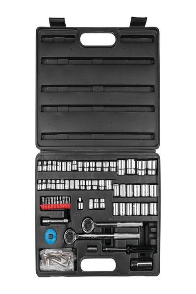 Performance Tool 85-Piece Drop Forged Chrome Plated Socket Set