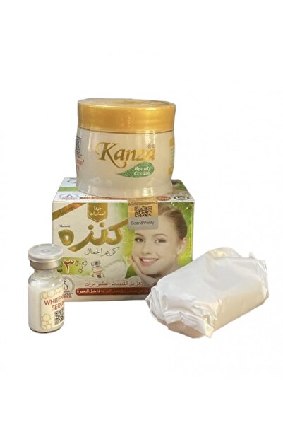 MokitaGift özel set beyazatıcı kanza krem 3'lü set