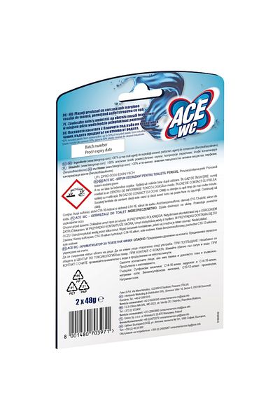 ACE Odorizant toaleta briza marina, 2x48 g