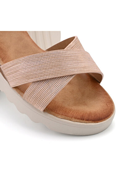 Tmall Sandale de Dama,Cu platforma,Din Piele Ecologica,SA94,Roz