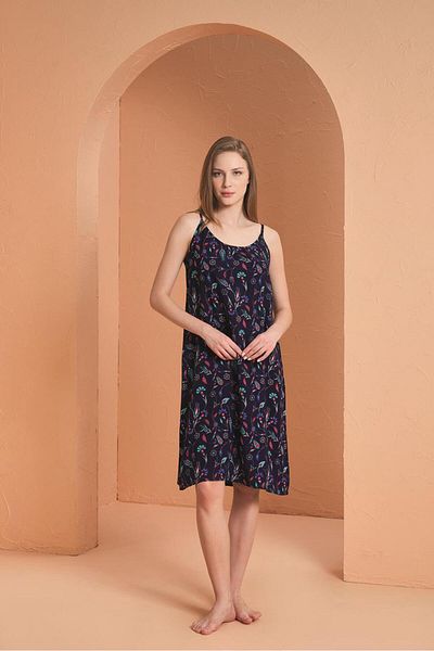 PJS Γυναικείο φόρεμα Navy Blue 27150